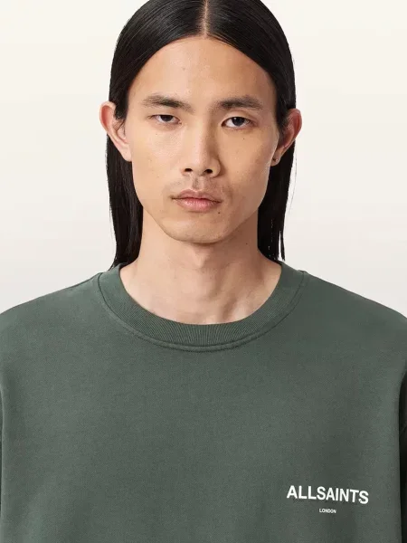 Кофта AllSaints візерунок зелений