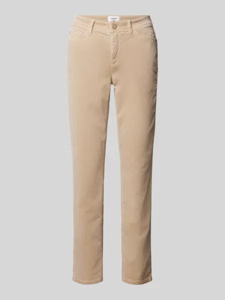 Spodnie sztruksowe o kroju slim fit z 5 model ‘PIPPER’ Cambio