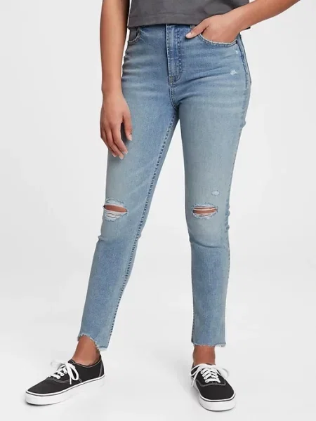 Дънки skinny fit Gap сиво