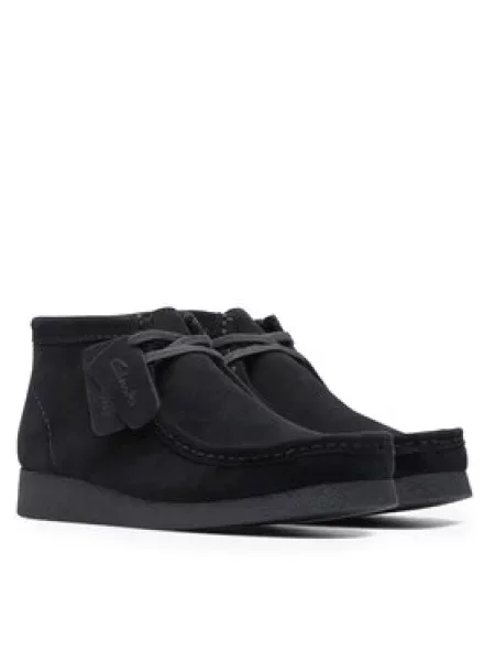 Clarks Kotníková obuv Wallabee Evo Bt černá