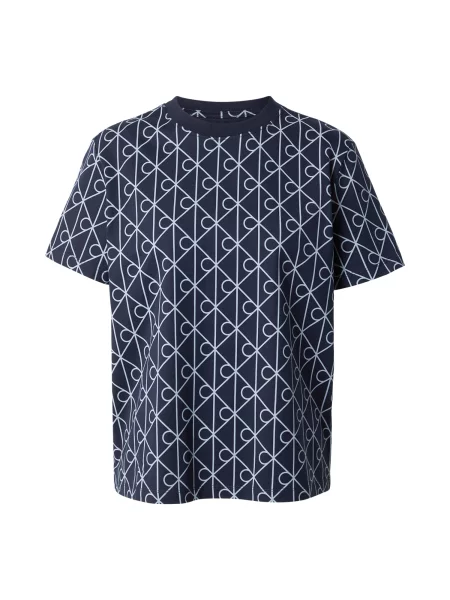 Calvin Klein Jeans Tricou CLASSIC SEASONAL bleumarin / pastel albastru