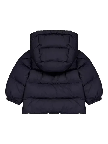 Dětska péřová bunda Moncler Enfant modrá