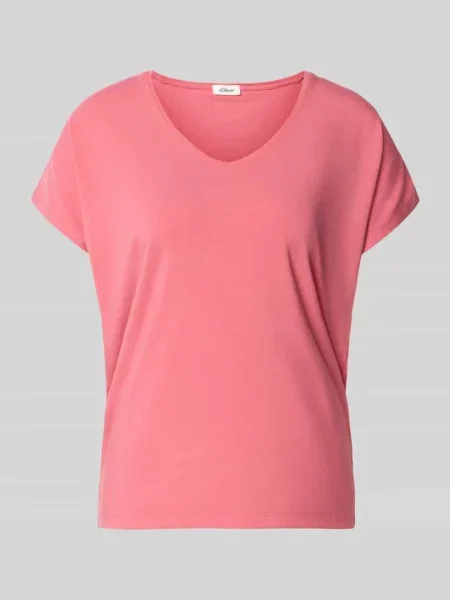 T-shirt z mieszanki o kroju relaxed fit S.oliver Red Label