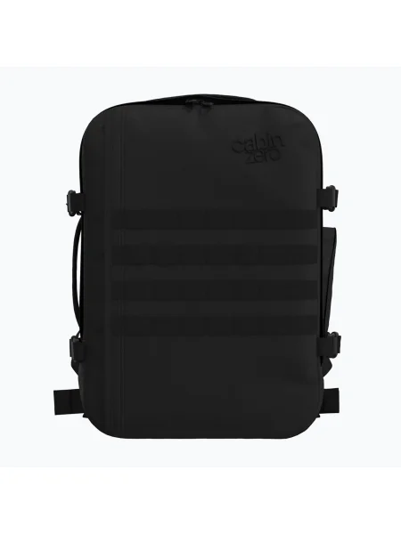 CabinZero Military 36 l turistický batoh absolute black čierna