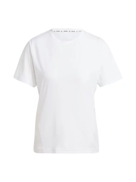 ADIDAS PERFORMANCE Tricou funcțional Designed for Training' alb