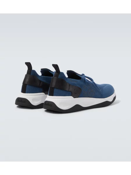 Sneakerși Berluti din piele albastru