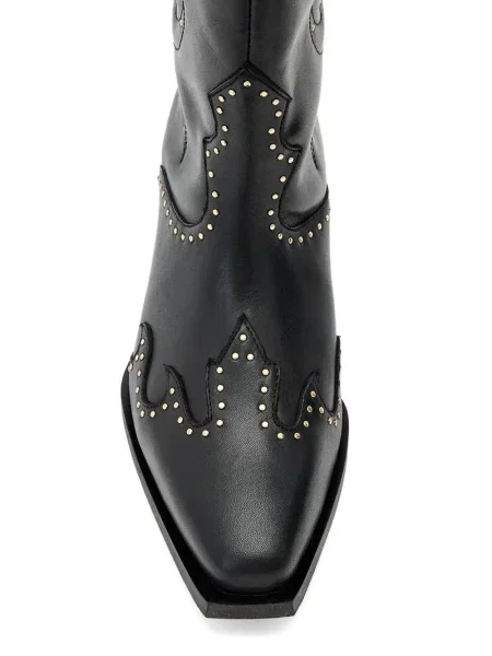 Botine Allsaints din piele negru