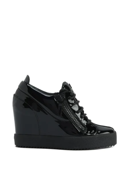 Sneakerși Giuseppe Zanotti cu pană negru