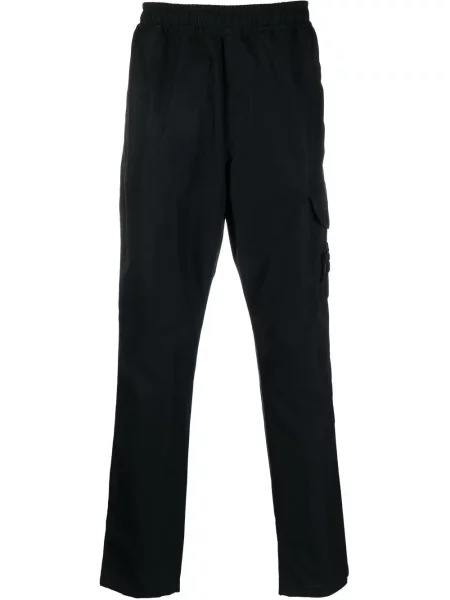 Pantaloni cargo Stone Island cu strasuri negru