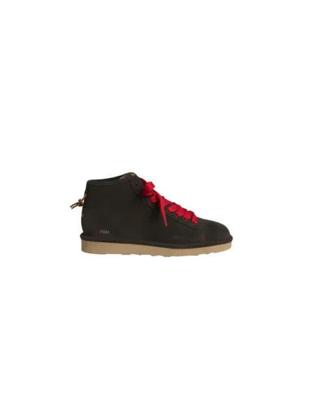 Sneakersy Panchic skórzane brązowe