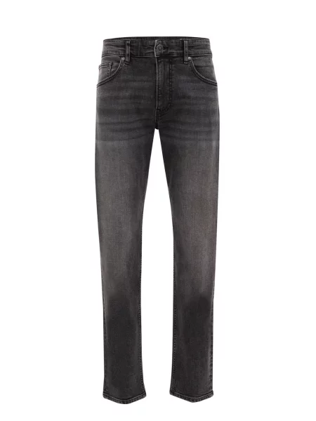 WE Fashion Džíny tmavě šedá