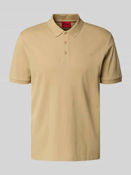 Koszulka polo o kroju regular fit z czystej bawełny Model Hugo