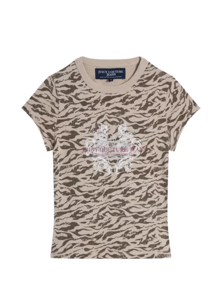 Tricou Juicy Couture cu imagine cu model zebră