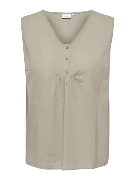 ONLY Carmakoma Bluză taupe gri