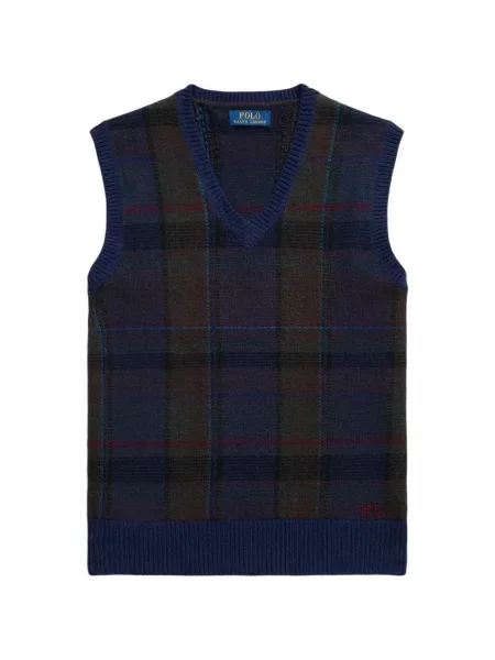 Gulerat șosete Polo Ralph Lauren de lână cu dungi negru