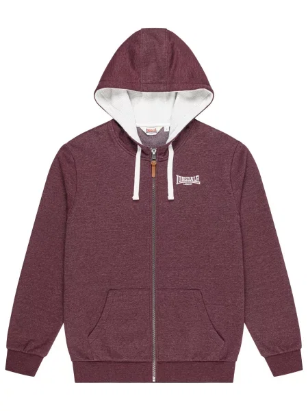 LONSDALE Hanorac Hillingdon burgundy roșu