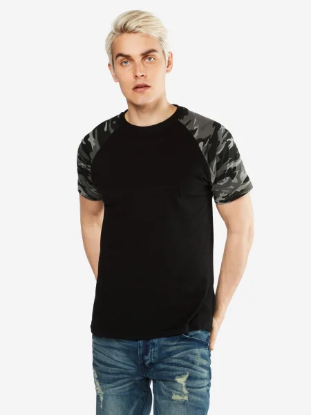 Urban Classics Majica črna bela