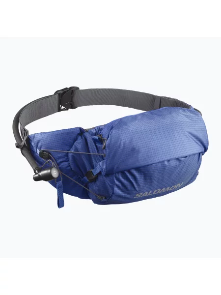 Pas do biegania Salomon Cross Season Waist + bukłak 1l nautical blue/ebony niebieski