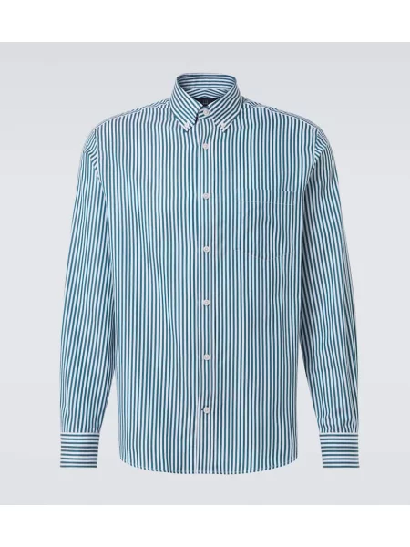 Cămașă Dunhill cu dungi verde