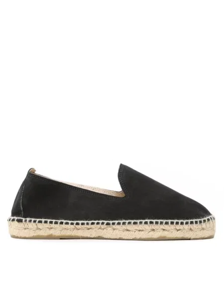 Manebi Espadryle Flat Espadrilles K C0 czarny