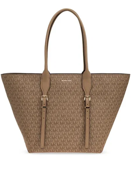 Кожени маратонки Michael Michael Kors бродирани черно