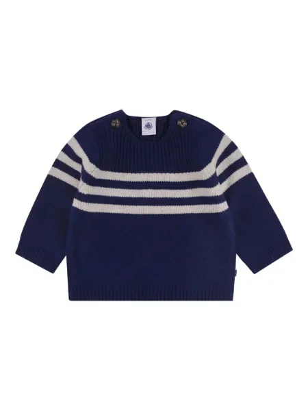 Sweter dziecięcy Petit Bateau niebieski