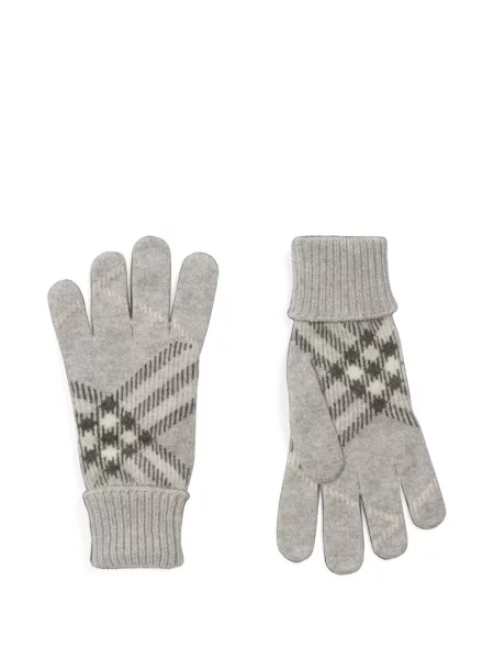 Kašmyro pledinės pirštines Burberry pilka
