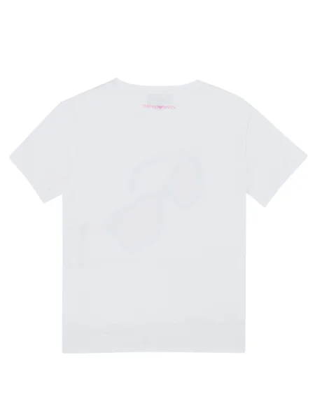 Tricou copii Emporio Armani alb