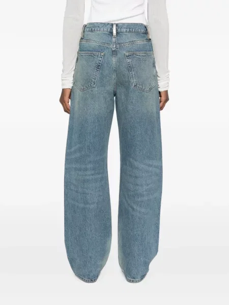 Blugi cu picior larg Alexander Wang albastru