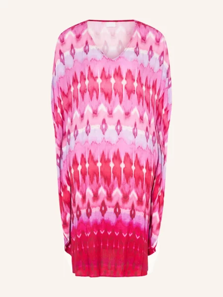 Charmline Plážové Šaty Ikat Energy růžová / světle fialová