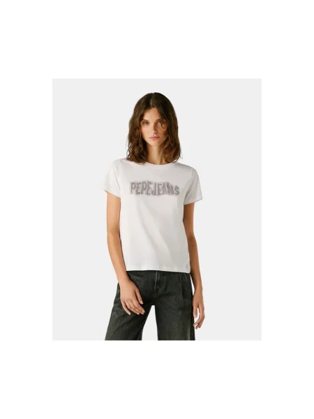 Tricou Pepe Jeans alb