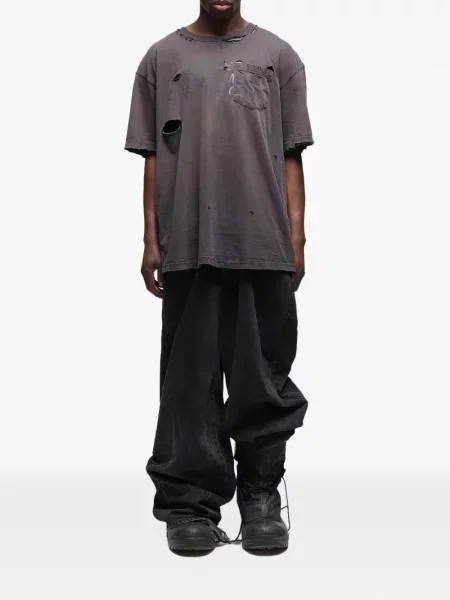 Tricou Wald zdrențuiți business negru