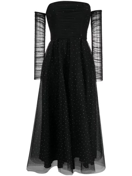 Rochie Nissa de cristal de costum negru