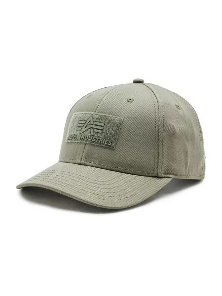 Бейсболка Alpha Industries зелений