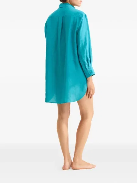 Cămașă cu mânecă lungă Eres lungă albastru