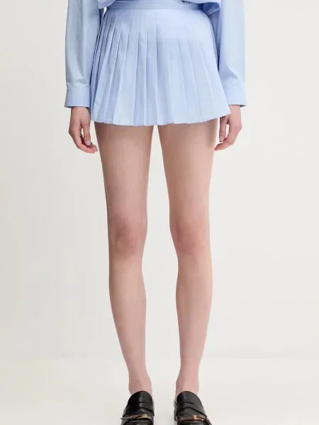 Sporty & Rich fustă din Serif Logo Anae mini evazați