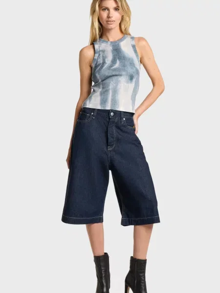 Джинсовые шорты G-star Raw синие