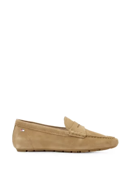 Pantofi loafer Tommy Hilfiger din piele de căprioară