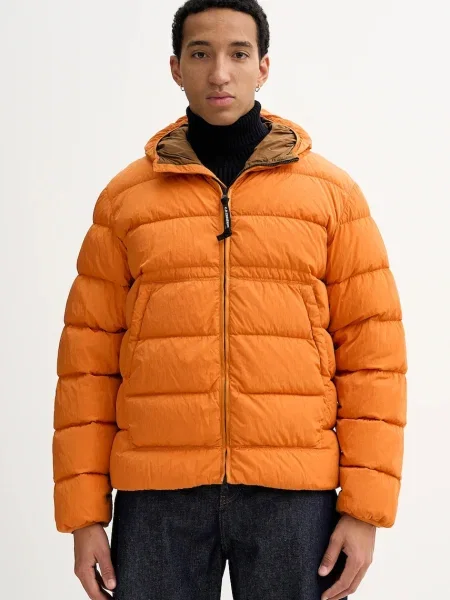 C.P. Company geacă de puf portocaliu
