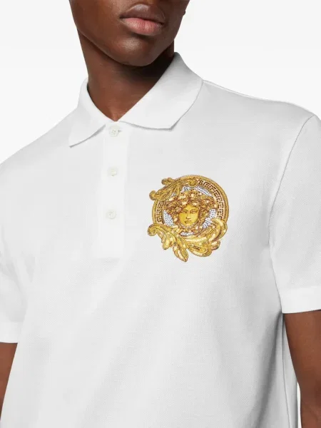 Polo Versace alb