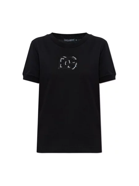 Koszulka Dolce And Gabbana z logo czarna