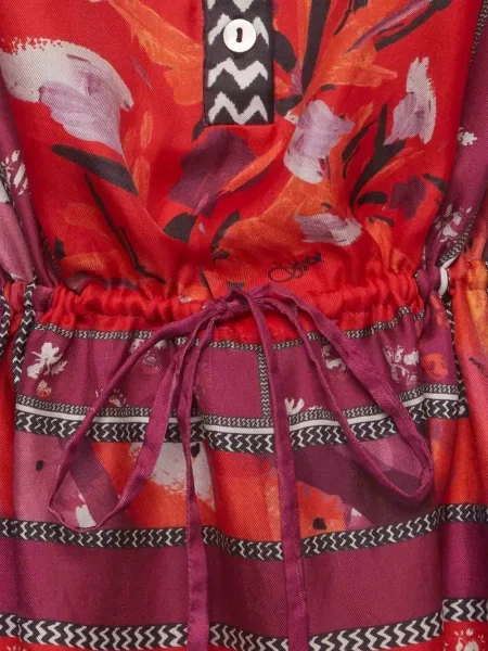 Rochie Dvf Diane Von Furstenberg de mătase roșu