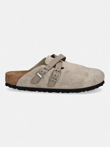 Birkenstock Blair Suede Leather klapki mules zamszowe