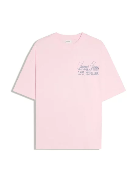 Bershka Tricou bleumarin / rosé