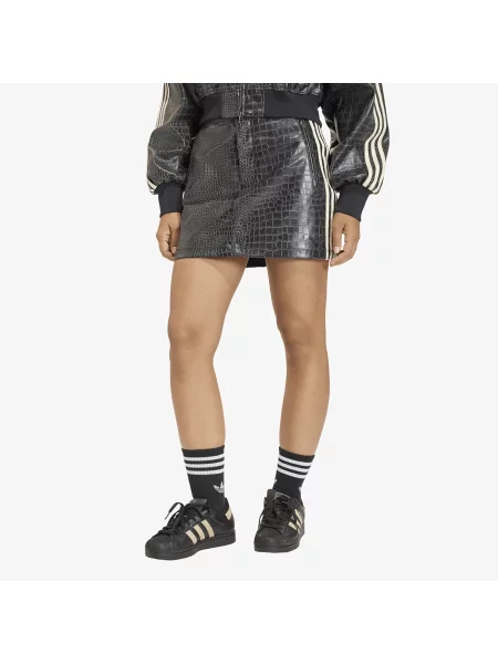 Пола adidas Pleather Skirt Black 14 черно