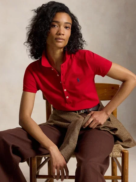 Polo Ralph Lauren Tričko modrá červená