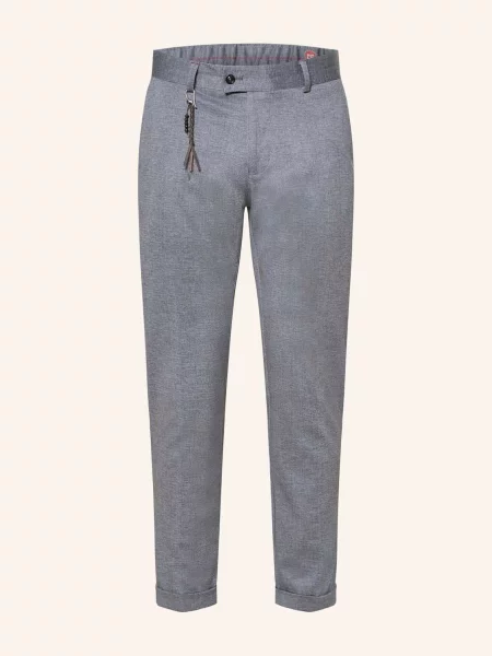 Cg Club Of Gents Oblekové Kalhoty Cg Clow Slim Fit Z Žerzeje 61 hellblau