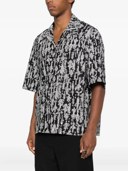 Křišťálová košile Alexander Mcqueen černá