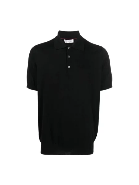 Koszulka polo Brunello Cucinelli czarna