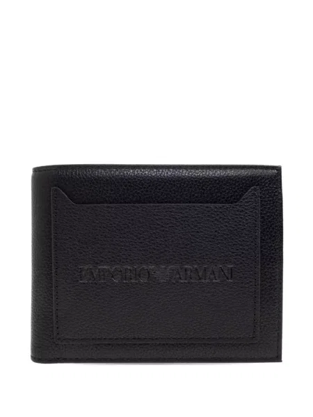 Portofel Emporio Armani din piele negru